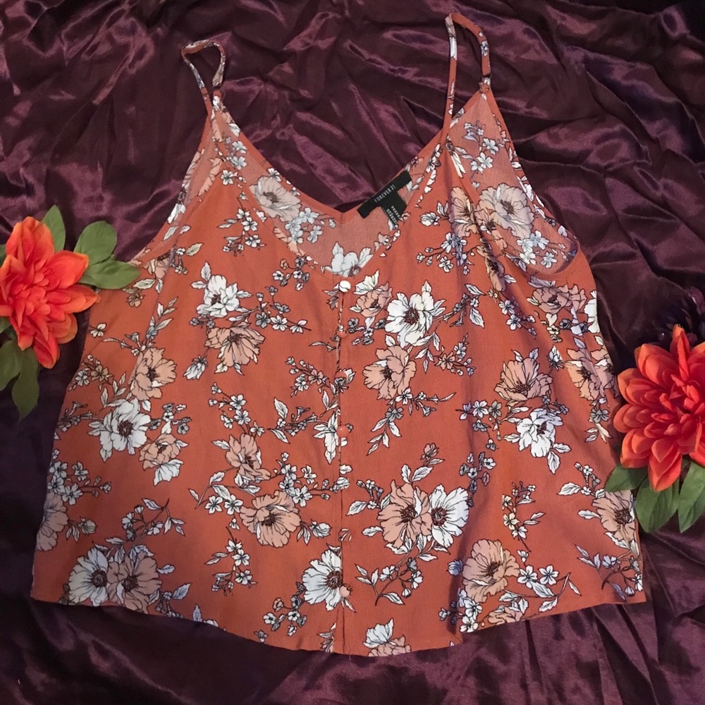 Forever 21 floral shirt